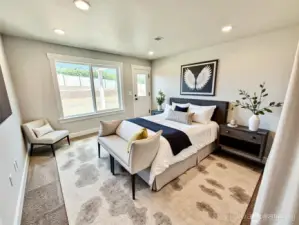 Primary Bedroom Virtual Staging
