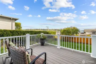 View from main level bedroom deck.