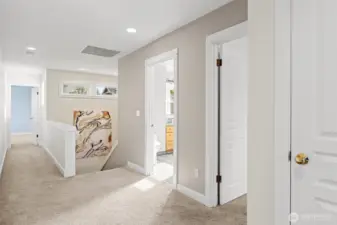 open light and bright! Fresh paint.