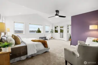 Primary retreat with sweeping views!