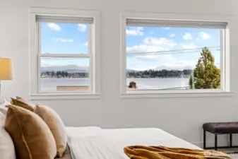 Position your furniture in a number of different ways. This room provides options and flexibility.