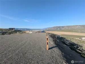 Driveway to Home site