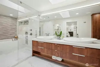 This bathroom is over the top amazing!