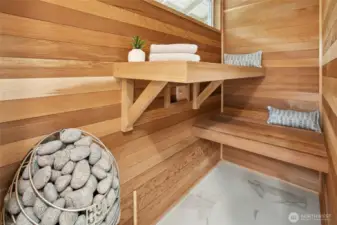 Enjoy your own sauna.