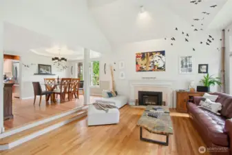 Wonderful spaces for entertaining.