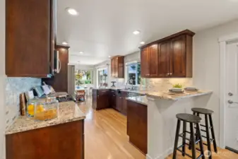 Even a breakfast bar!