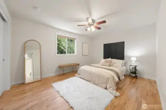 Bedroom 2- spacious with a large closet