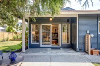 Covered patio area off the family room with slider door access to the spacious, fully fenced yard. The home was recently painted inside and out.