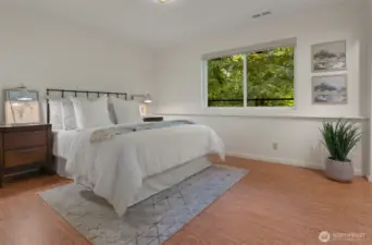 Awash in light and serenity, with the stunning north view perfect for creativity or quiet reflection.