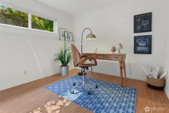 Private and inviting, with surprisingly abundant light and an ample closet.