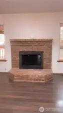 Fireplace in living room