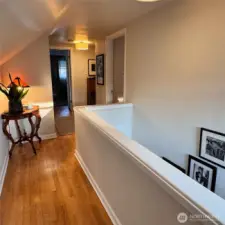 We are on the second level now.  The lighting in this home is so warm and inviting.