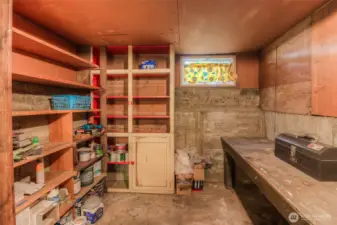 Basement storage