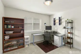 Bedroom #3 is currently a large office