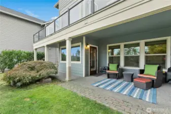 Covered patio