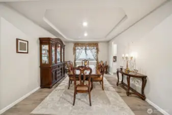 Formal dining room