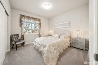 Main floor bedroom that could also make a great office space