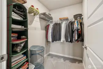 Walk in closet in bedroom 2