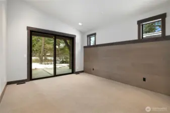 Primary Bedroom with slider to back patio