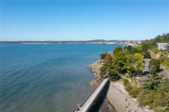 This beach is directly below your unit