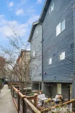 Unit set back from the street! Private courtyard