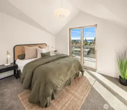 Primary suite on 4th floor