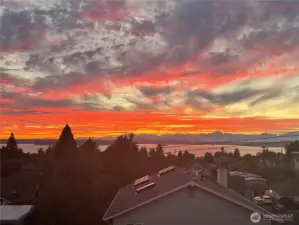 Don't forget the sunsets from that private view deck...