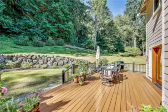 This is a wonderful space to entertain or relax!