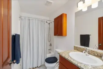 Full bath #2 of 2 on the second floor.