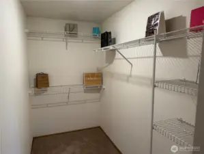 Primary Suite Walk-in Closet