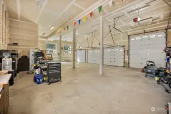 MASSIVE garage & shop space