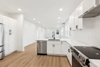 Kitchen w/ view of Dining Area & Great Room