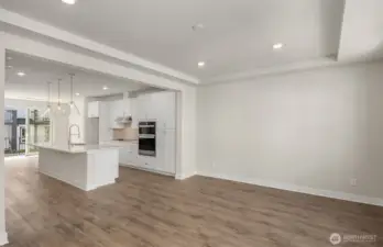 Gathering room off kitchen