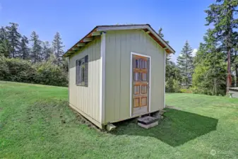 Additional outdoor shed for storage