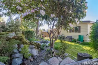 Private garden setting ready for you to move in and enjoy