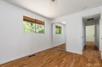 Spacious rooms.