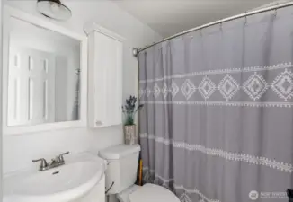 One full bath or main level.