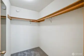 Primary walk-in closet