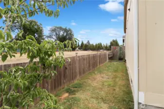 Enjoy a private back yard space - the perfect place to sit and enjoy the view or create your own outdoor retreat.