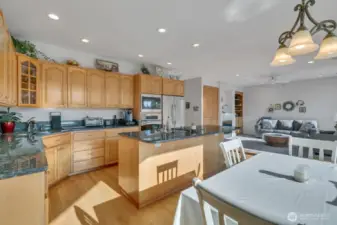 Sun drenched kitchen