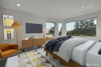 This photo is virtually staged