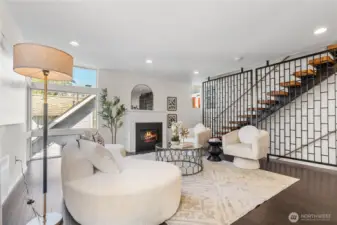Living room on main floor