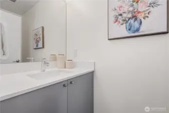 Half bath on main floor