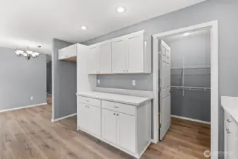 Entry to LARGE walk in pantry