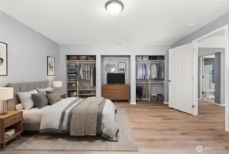 Virtual staged downstairs 2nd potential living space