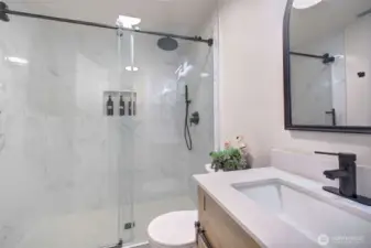 Downstairs 3/4 bathroom