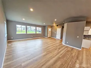 Multiple picture windows. Lots of natural light