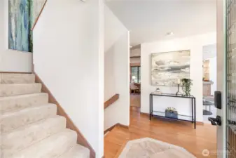 Elegant entry & foyer.