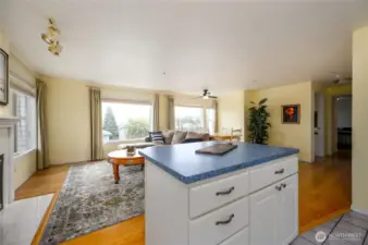 Views from the open living spaces