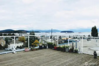 Roof top deck with stunning views